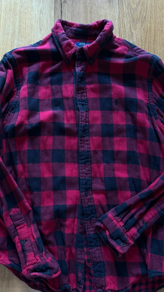 NEUw Ralph Lauren Flanellhemd rot Gr. XL NP: 179€ barbour burberry Holzfäller - Bild 2 von 4