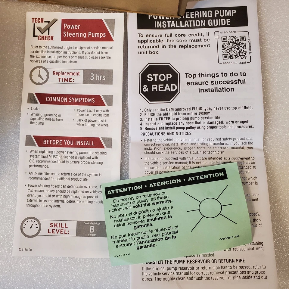 Bomba de dirección asistida 96-120 para Mercedes-Benz GL450 2007-2012 / OEM - ‎0054662001 Foto 3 de 4