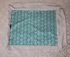 Lovesac Sactional Storage Seat (Lid) Cover Sky Grey Corded Velvet