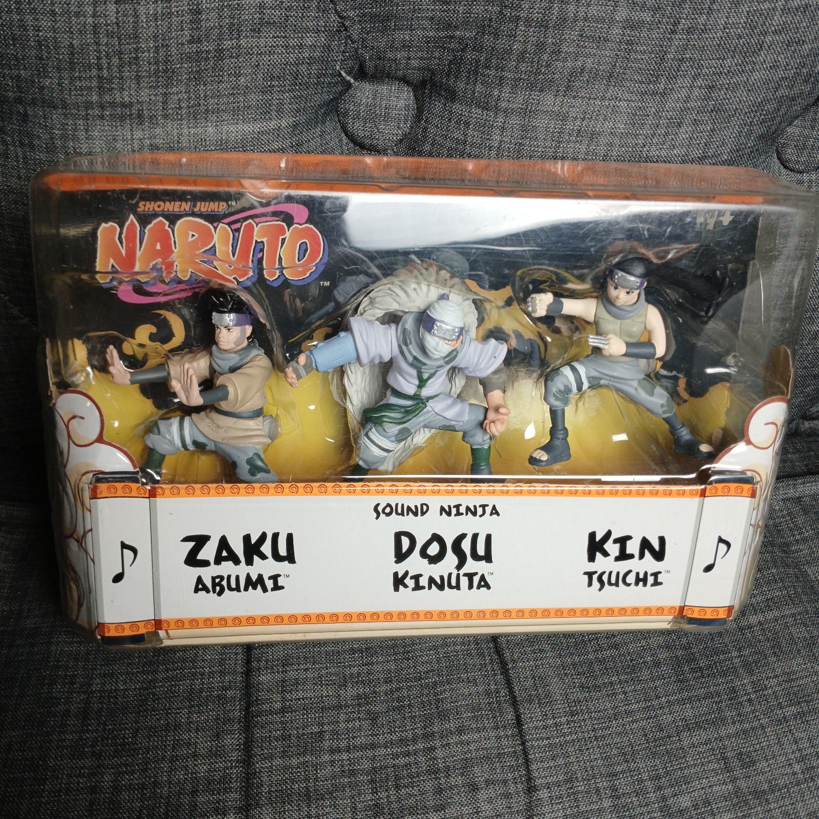 Figuras de acción de colección Shonen Jump NARUTO Zaku Dosu Kin Sound Ninja Mattel nuevas -ZD