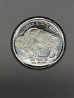 23 GOLDEN STATE MINT 1/10 OZ .999 FINE SILVER BUFFALO FRACTIONAL ROUND