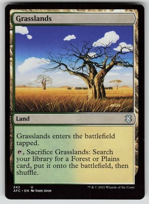 Grasslands Normal U Commander: Adventures in the Forgotten Realms 242 NM