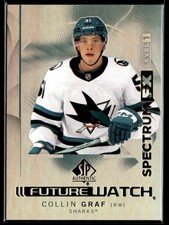 2024-25 SP Authentic Spectrum FX #S45 Collin Graf FW Unscratched
