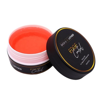 BASK & LATHER Strong Hold Edge Control Gel with Castor Oil, Non-Greasy,... 