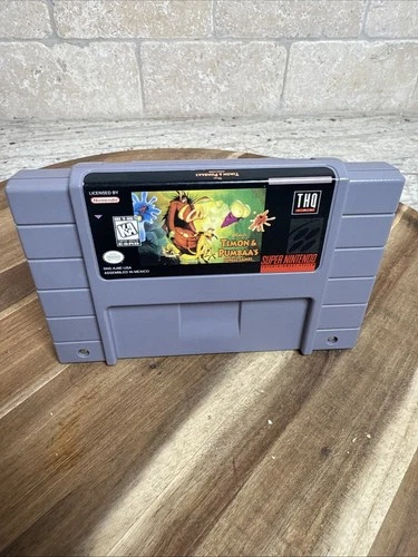 Disney's Timon and Pumbaa's Jungle Games for Super Nintendo SNES Tested