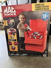 New Mac Tools Engine Utility Cart Play Set, 38 Pieces Impact Drill