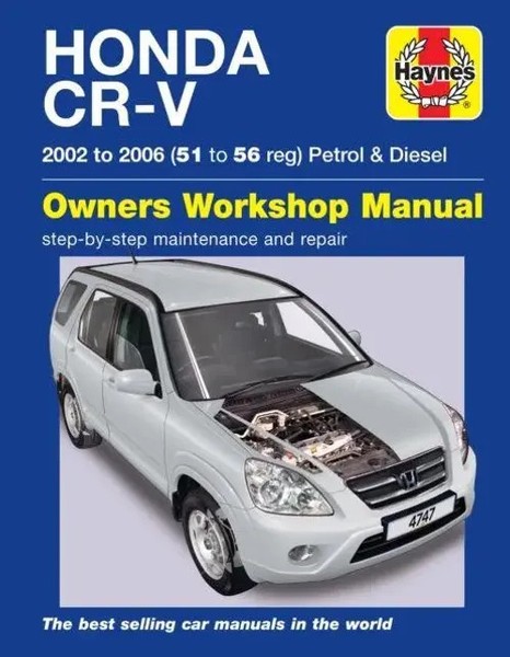 Honda CR-V Petrol & Diesel (02 - 06) Haynes Repair Manual | Haynes Publishing-image