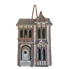 Victoria Littlejohn Ceramics Row House Trivet Wall Hanging Studio Art Pottery