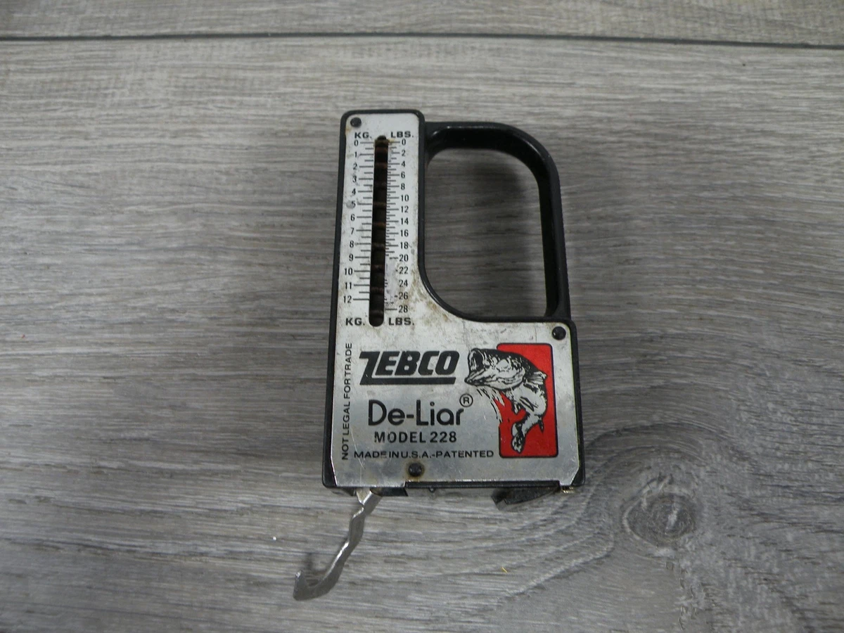 Vintage Zebco Model 208 Fisherman's De-Liar Scale