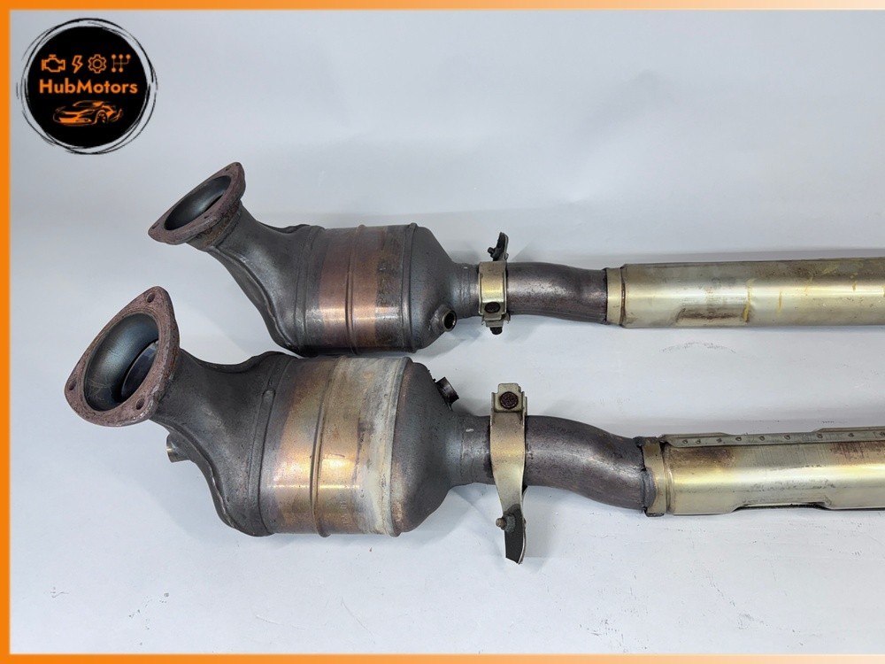 03-19 Maserati GranTurismo M145 Quattroporte Exhaust Downpipes Set OEM