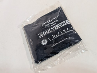 #ad GE Critikon DURA CUF 002130 Adult Long blood pressure cuff 23 33 cm sealed NOS $29.99