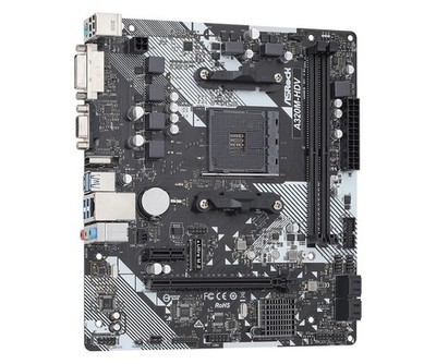 ASRock A320M-HDV R4.0 AM4 A320 SATA3 1 Ultra M.2 USB 3.1 HDMI M-ATX Motherboard-