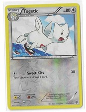 Togetic 103/135 Plasma Storm Black & White B&W Reverse Holo Pokemon TCG Card NM on eBay
