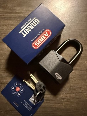 Abus Vorhangschloss GRANIT 37/55HB50 - inkl. 2 Schlüssel - mit CodeKarte