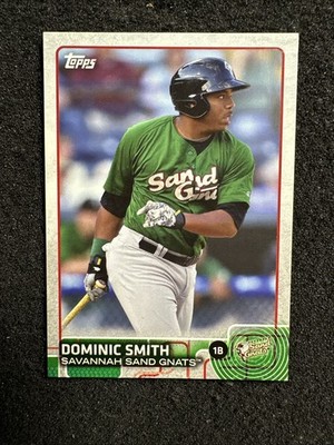 DOMINIC SMITH 2015 Topps Pro Debut #122 Savannah Sand Gnats (Buy 10 get 10 Free)