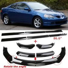 For Acura RSX Type S Front Bumper Lip Splitter Spoiler Side Skirts BodyKit Parts