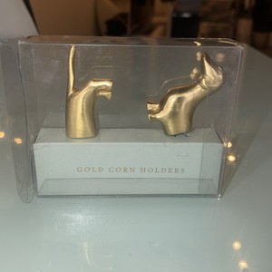 Gold Corn holders