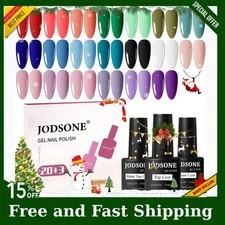 20 PCS Gel Nail Polish Set, Spring Colors Nail Kit with Base & Top Coats, NEW!..