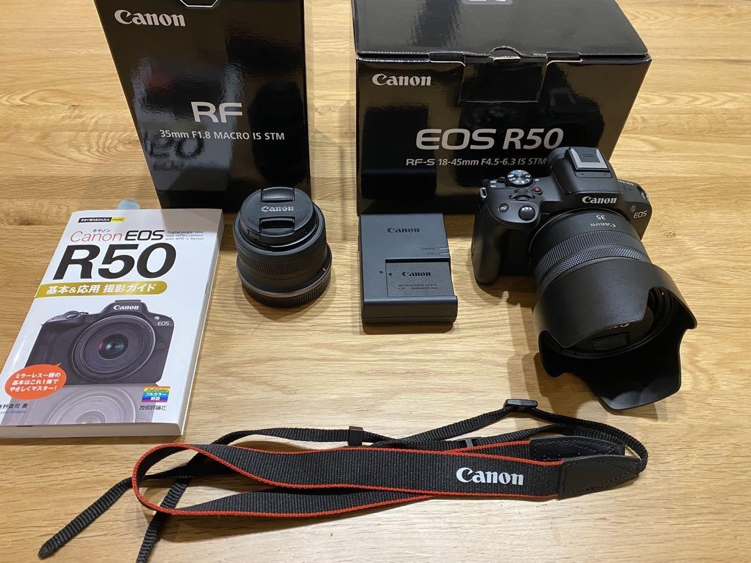 EOS R50 レンズキット＋RF 35mm F1.8 MACRO IS STM Canon EOS R50 Lens kit RF 35mm F1.8 MACRO IS STM 465353 | eBay