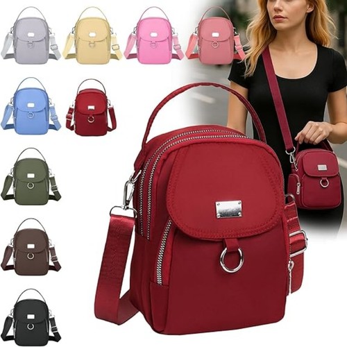 Women Waterproof Crossbody Bag Multiple Pockets Shoulder Phone Bag Messenger Bag