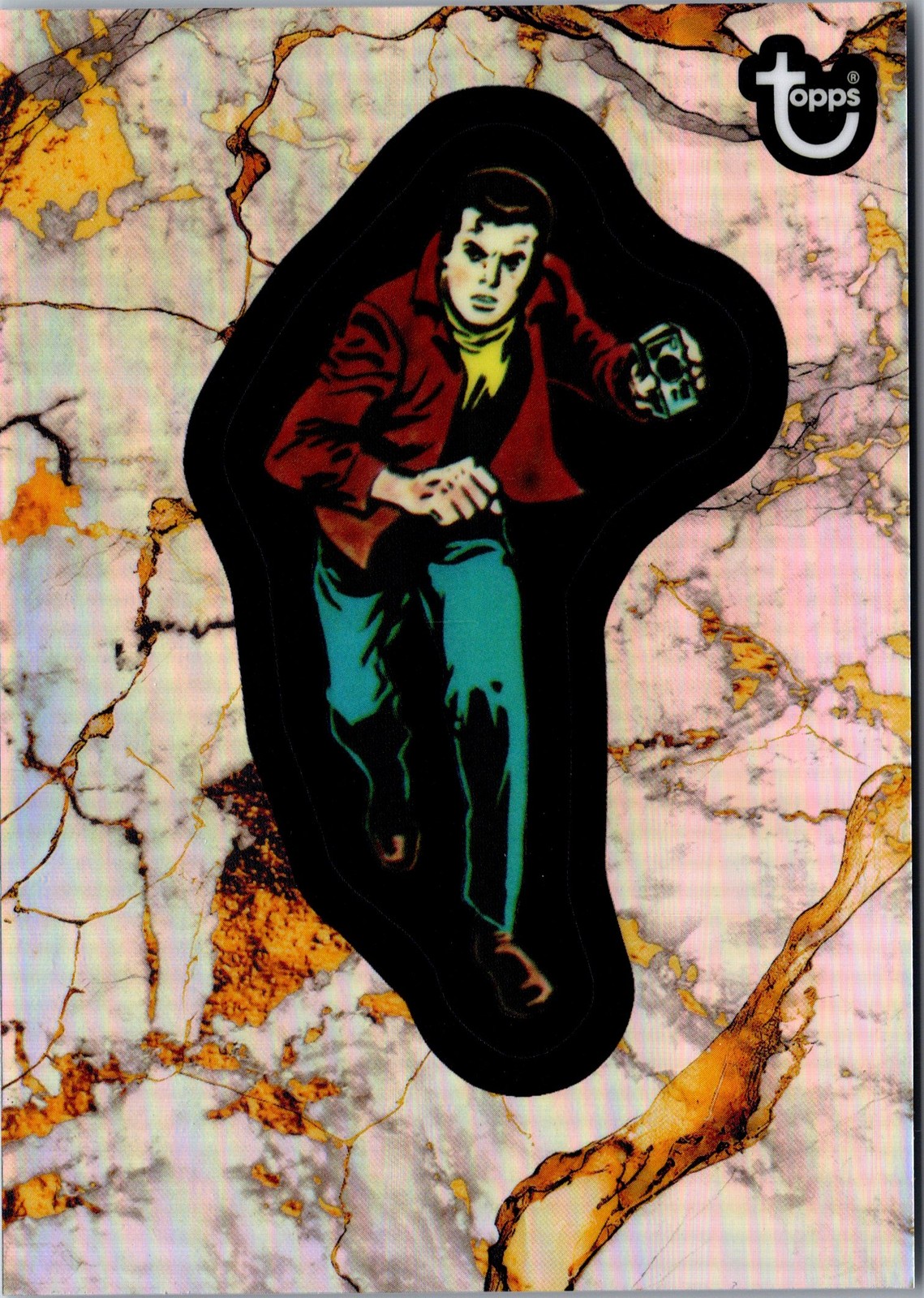 2025 Topps Marvel Comic Book Heroes 1975 Golden Ann #49 Peter Parker Refractor