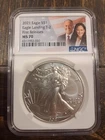 1oz Silver Eagle NGC MS70 T-2 Biden Harris