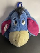NWT RARE EEYORE BAG Disney Store Eeyore Plush Winnie The Pooh Backpack