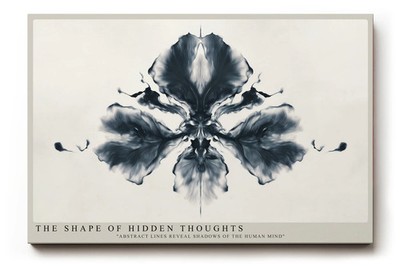 Paul Sinus Wandbild The Shape of Hidden Thoughts Abstrakte symmetrische