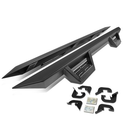 For 07-19 Silverado Sierra Extended Cab 3'' Steel Drop Step Bar Running Boards