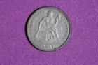 ESTATE FIND 1877 - Seated Liberty Dime #K59616