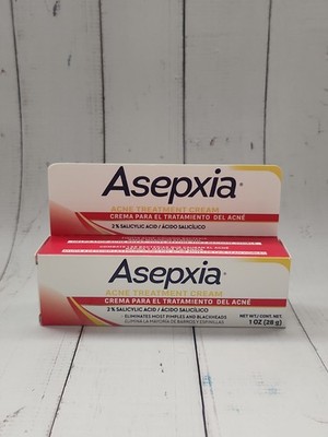 Asepxia Acne Treatment Cream, 1 fl oz, Exp: 04-2027 