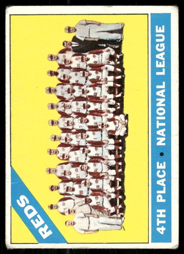 Reds Team #59 1966 Topps card