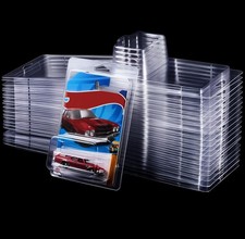 24 Pack Clear Protecter Display Cases Compatible Hot Wheels
