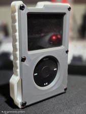 ipod 5th generation 80gb-Thick- Case Grey White