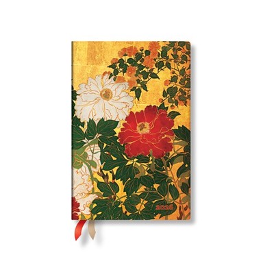 Paperblanks | 2026 Natsu | Rinpa Florals | 12-Month Planner Flexis | Mini | Hori