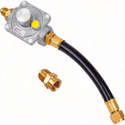 #ad #ad GASPRO Natural Gas Pressure Regulator 1 2 PSIG Inlet 3 8quot; 1 2quot; Flare Adapter US $22.59