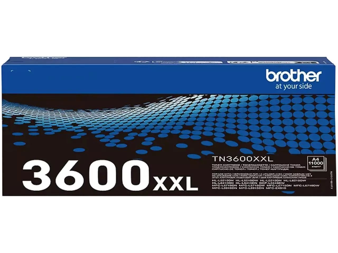 Toner Brother TN-3600XXL noir d'origine pour une impression laser de qualité