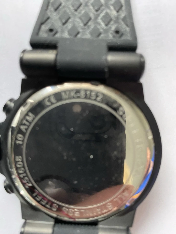 Reloj Michael Khors Cuarzo Negro Goma T-MC Foto 3 de 4