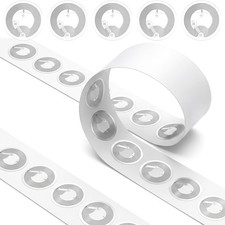 50 Pcs NFC Tags Sticker with NTAG215 Chip Stickers 25mm x 25mm, White