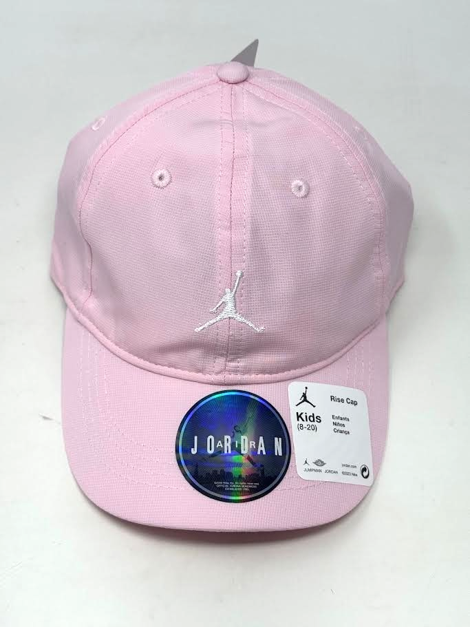 JORDAN JUMPMAN RISE CAP YOUTH PINK/WHITE ONE SIZE