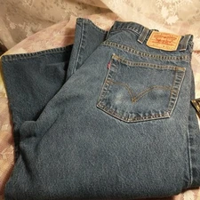 men Levi 517 medium blue jeans boot cut size 40 x 29 (25) 14 rise