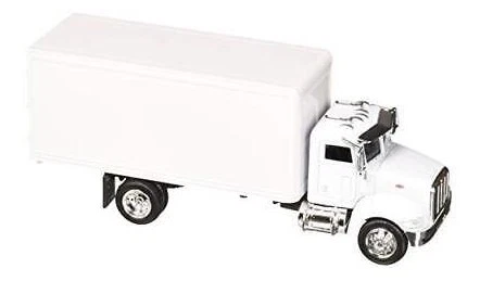 New Ray Camion Peterbilt Con Rimorchio Cromato - Scala 1/43 - Modello Da Collezione - copertina