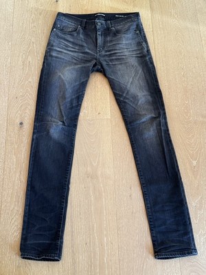 Saint laurent SLP Faded Black D02 Whisker Denim Hedi Slimane size
