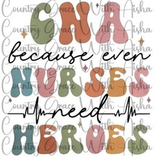 Sublimation Print CNA Heroes Ready Press Paper Ink Heat Transfer