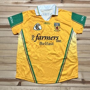 2004 Aontroim Team Antrim Belfast Farmers In Soccer Futbol Jersey Shirt - Large