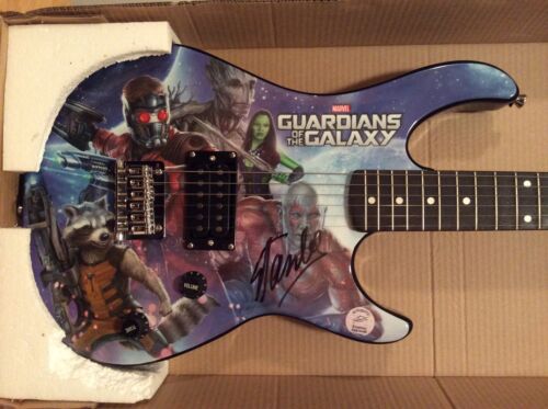 Firmata Di Stan Lee - Guardiani Di Il Galaxy Peavey Chitarra Marvel Limitata COA - Photo 1/11