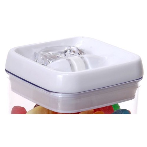 Benzer - Airtite Square Flip Canister 10.6x10.6x20.3cm 1.2Ltr - Picture 2 of 2