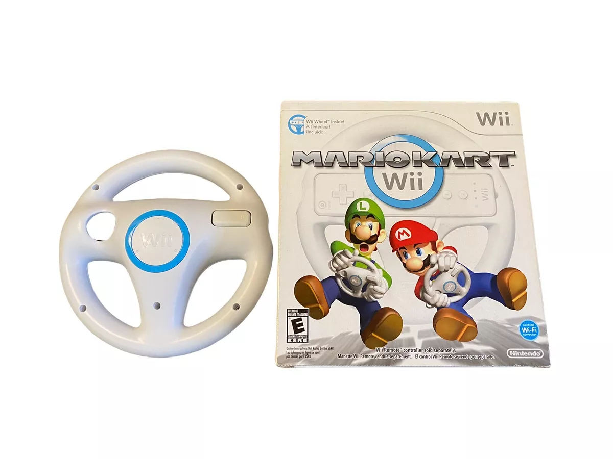 Mario Kart Wii With Controller Wheel Nintendo Wii Used