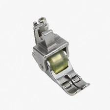 Heavy-Duty Roller Presser: Rubber Wheel Foot for Thick Fabric - Fits 1.6 & 1.2 i