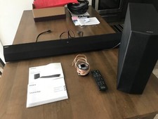 Sony HT-CT370 sound bar, bass woofer, remote control
